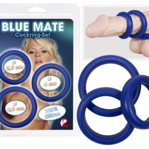 You2Toys Blue Mate Cockring set - erekčné krúžky na penis (3 ks)