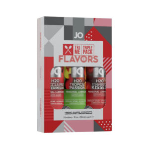 JO System Flavors - souprava ochucených lubrikantů (3ks)