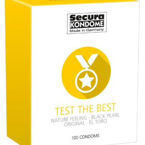 Secura Test the Best - výběr kondomů (100ks)