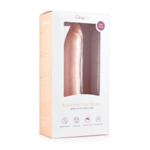 Easytoys - silikonové dildo s přísavkou (21cm) - tělová barva