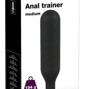 Black Velvet Anal Trainer - anální dildo s hmotností 194g (černé)