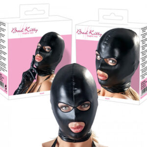Bad Kitty - lesklá maska s otvorem na oči a ústa