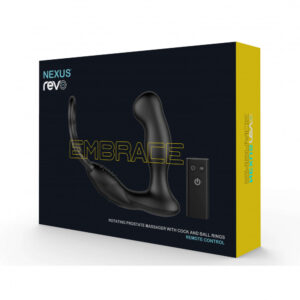 Nexus Revo - Revolving Prostate Vibrator with cock ring (black)