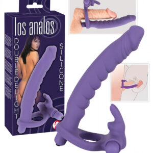 You2Toys Los Analos Double Delight - vibrátor s krúžkom na penis