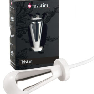 mystim Tristan - electro-cone dildo (White)