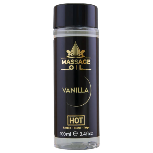 HOT masážní olej na pokožku - vanilka (100 ml)