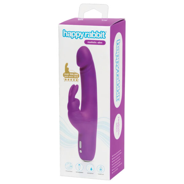 Happyrabbit Realistic Slim - akumulátorový