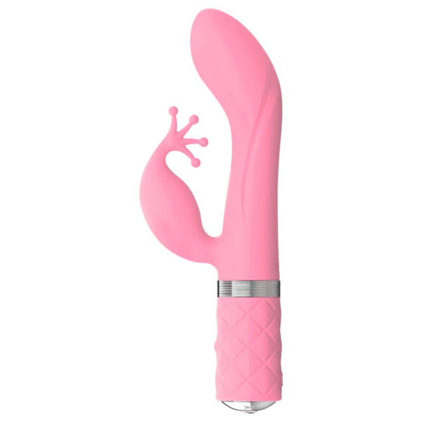 Pillow Talk Kinky – akumulátorový G-bod vibrátor se 2 motory (růžový)