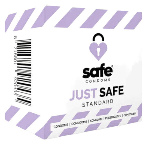SAFE Just Safe - standardní kondom - vanilka (5 ks)