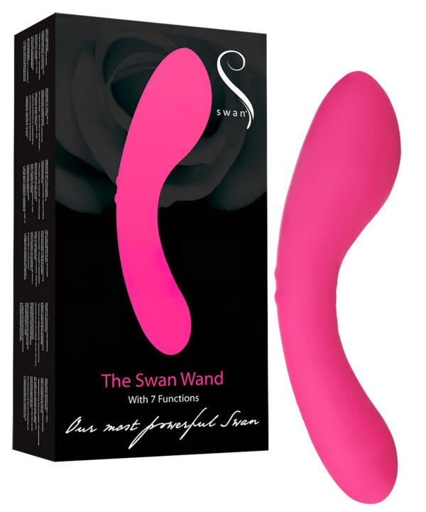 The Swan Wand - akumulátorový masážní vibrátor (růžový)