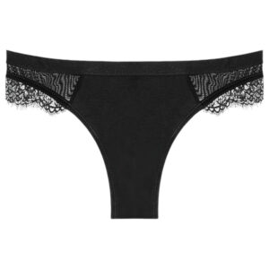 Adalet Flora - menstruační kalhotky (černé) - L