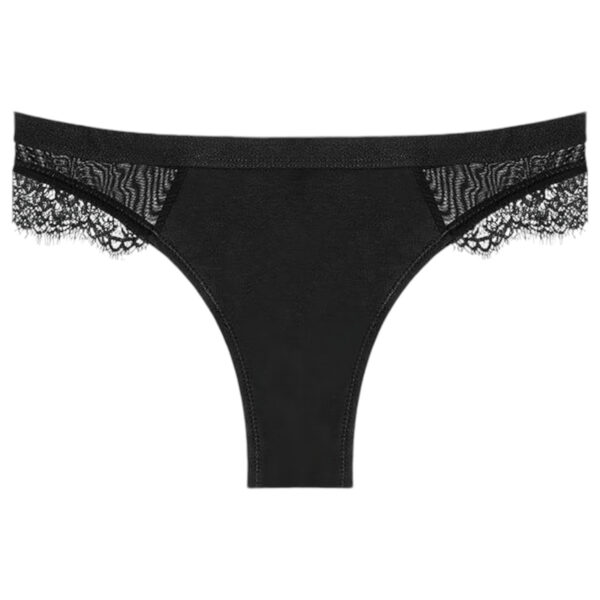 Adalet Flora - menstruační kalhotky (černé) - L