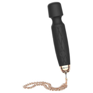 Bodywand Luxe - mini akumulátorový masážní vibrátor (černý)