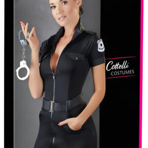Cottelli Police - kostým policistky (černý) - M