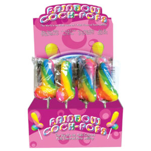 Duha Cock Pop - lízátko ve tvaru penisu (85g) - ovocná příchuť