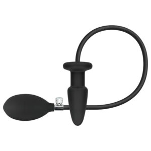 EasyToys - nafukovací anální kolík (černý)