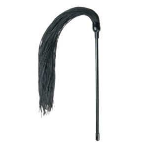 Easytoys Tickler - pálivý silikonový bičík (černý)