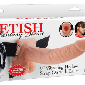 Fetish Strap-on 9 - připínací vibrátor (přírodní)