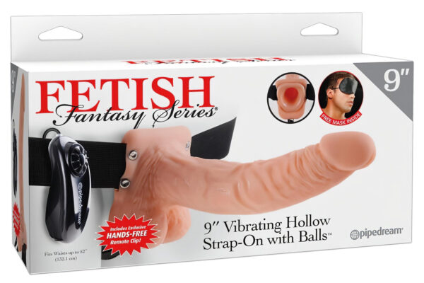 Fetish Strap-on 9 - připínací vibrátor (přírodní)