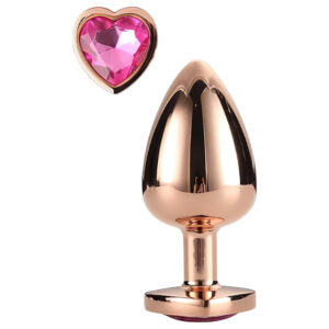 Gleaming Love anální plug srdíčko
