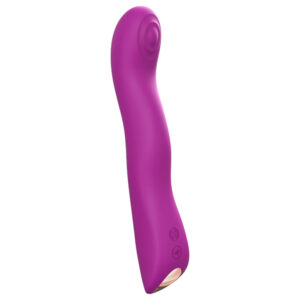 Milujte lásku: pulzující akku G-spot vibrátor (fialový)