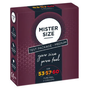 Mister Size kondomy Testovací balíček - 3 ks