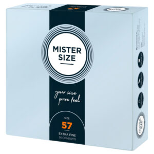 Mister Size tenký kondom - 57 mm (36 ks)