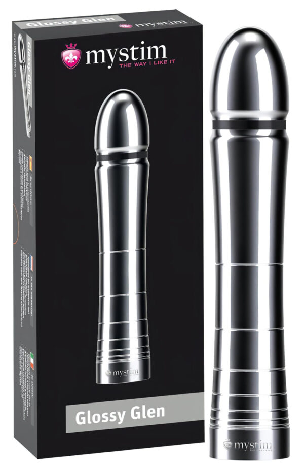Mystim Lesklý Glen - elektro dildo