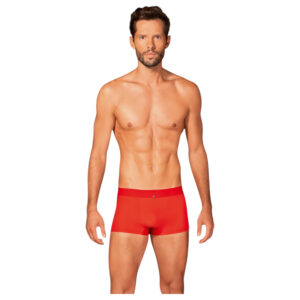 Obsessive - průhledné boxerky po stranách (červené) - L/XL