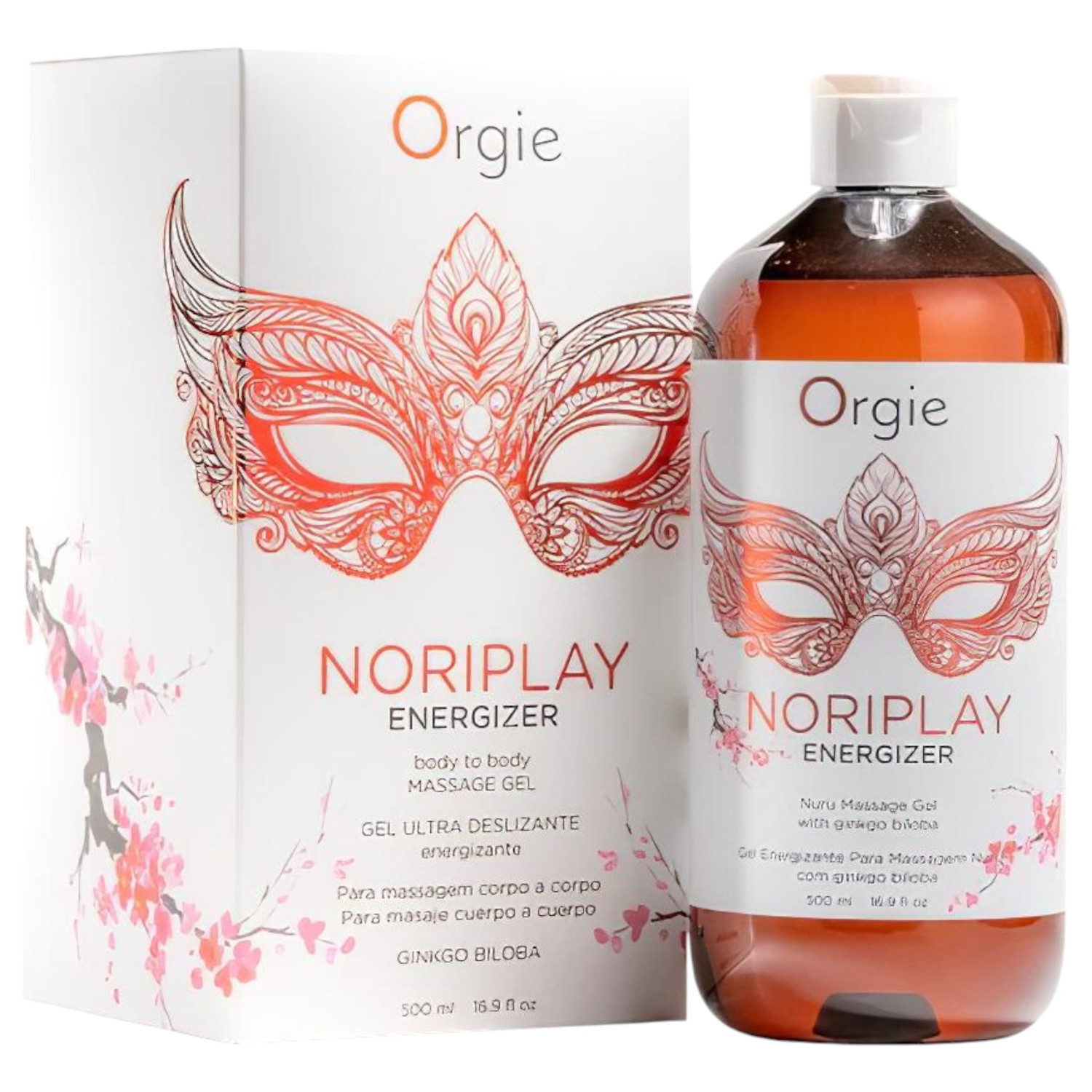 Orgie Noriplay Energizer - energetizující masážní gel (500 ml)