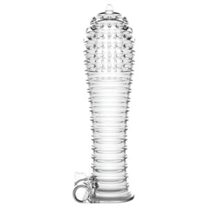 Osamělý - vibrační návlek na penis (transparentní)