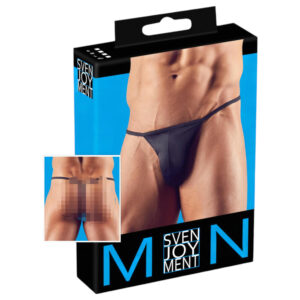 Pánská mini tanga (černá) - XL