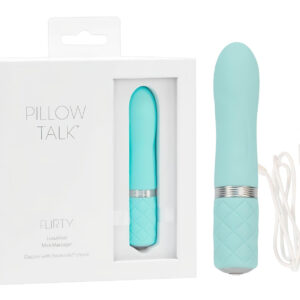 Pillow Talk Flirty - akumulátorový tyčový vibrátor (tyrkysový)