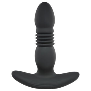 Playboy - nabíjecí anální vibrátor s pohybem (černý)