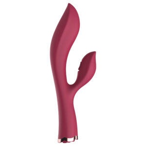 Raytech Rose - voděodolný vibrátor s klitorální stimulací (červený)