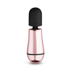 Rosy Gold Mini Wand - akumulátorový masážní vibrátor (rosegold)