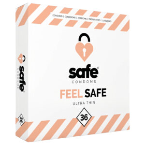 SAFE Feel Safe - extra tenké kondomy (36ks)