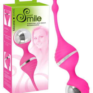 SMILE Love Ball - vibrační venušiny kuličky (růžové)