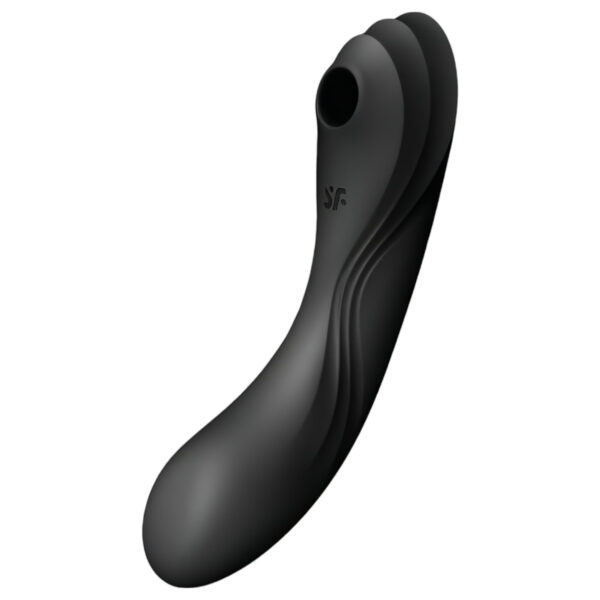 Satisfyer Curvy Trinity 4 - 2v1 vzduchový vibrátor (černý)