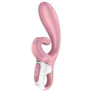 Satisfyer Hug Me - chytrý vibrátor s ramínky na klitoris (růžový)