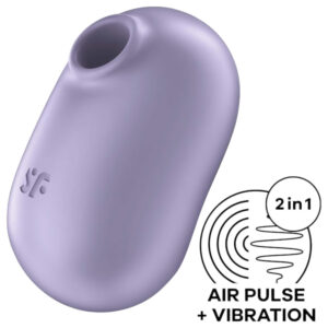 Satisfyer Pro To Go 2 - akumulátorový stimulátor klitorisu s tlakovými vlnami (fialová)