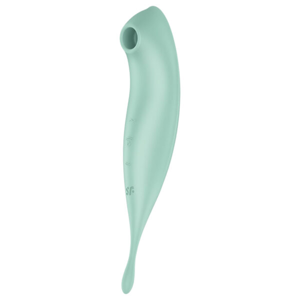 Satisfyer Twirling Pro – chytrý 2v1 klitorální vibrátor (máta)