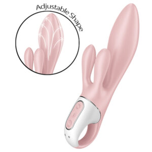 Satisfyer Zajícík 3 - nafukovací růžový vibrátor