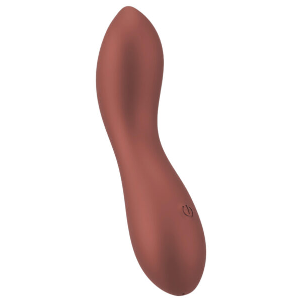 Smile - flexibilní mini vibrátor na bod G (bronzový)