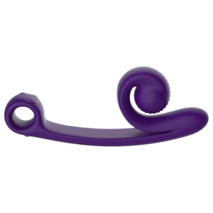 Snail Vibe Curve - 2v1 dráždidlo na klitoris a vibrátor (fialová)