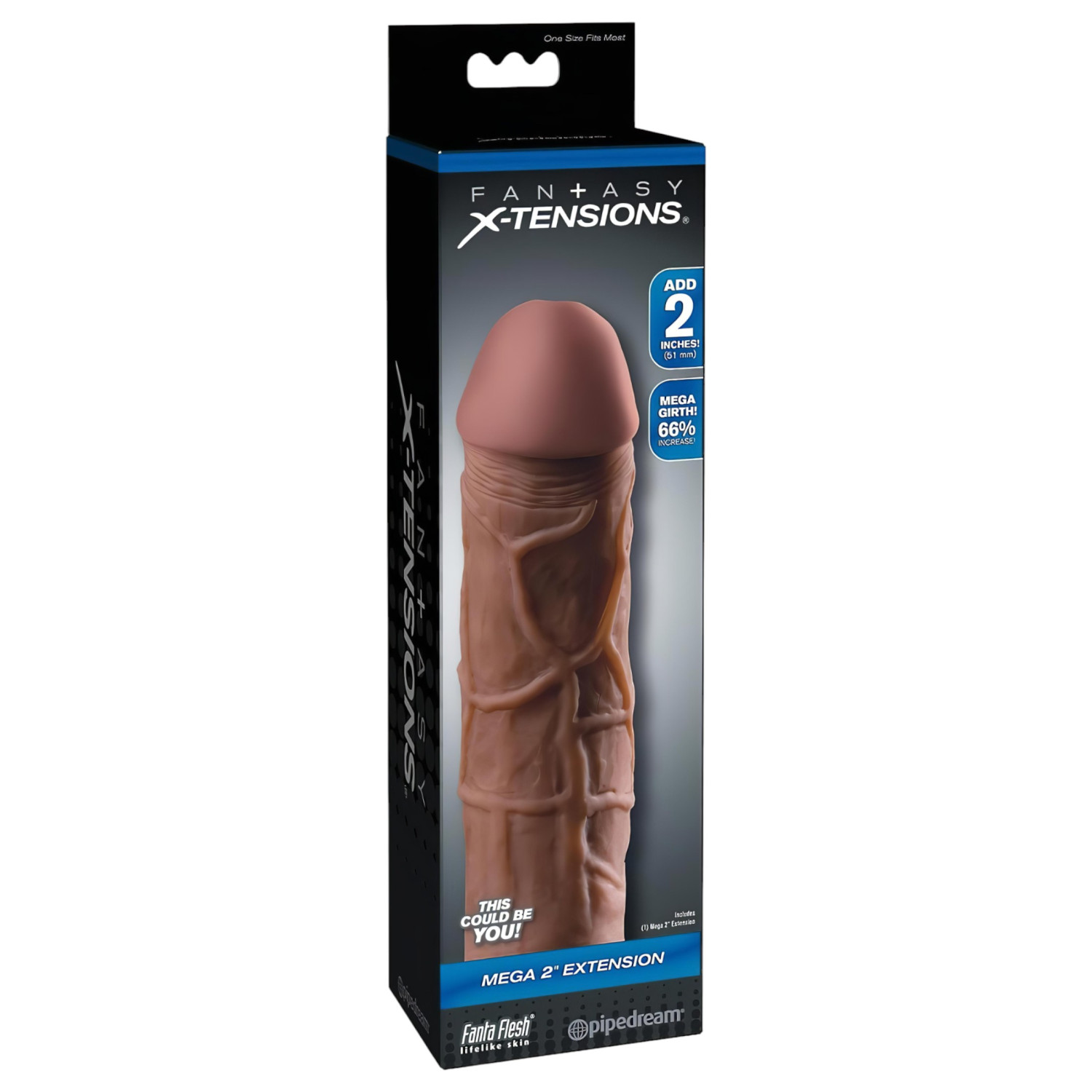 X-TENSION Mega 2 – Realistický návlek na penis (20