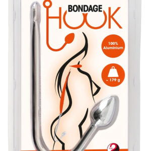 You2Toys - Bondage Háček - hliníkový anální hák (179g) - stříbrný