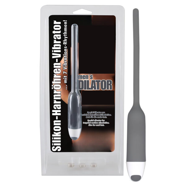 You2Toys - DILATÁTOR - silikonový uretrální vibrátor - šedý (6 mm)