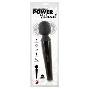 You2Toys Power Wand - akumulátorový masážní vibrátor (černý)
