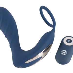 You2Toys Prostatický Kolík - anální vibrátor s erekčním kroužkem (modrý)